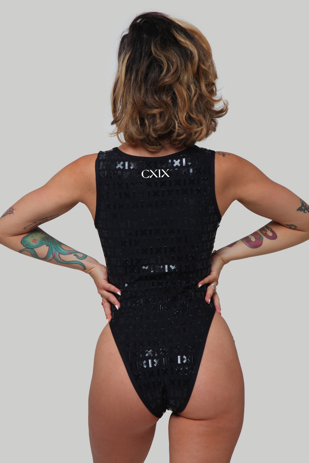 CXIX Fya Gecko Grip Bodysuit - Black - We Are Breathe