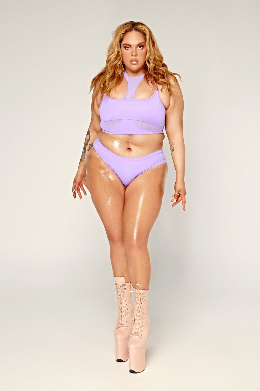 DollHaus Choker Top - Purple