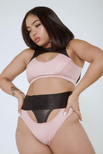I Slay G-Banger Bottoms - Pink/Black