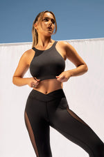 Nyx Top - Black Croc