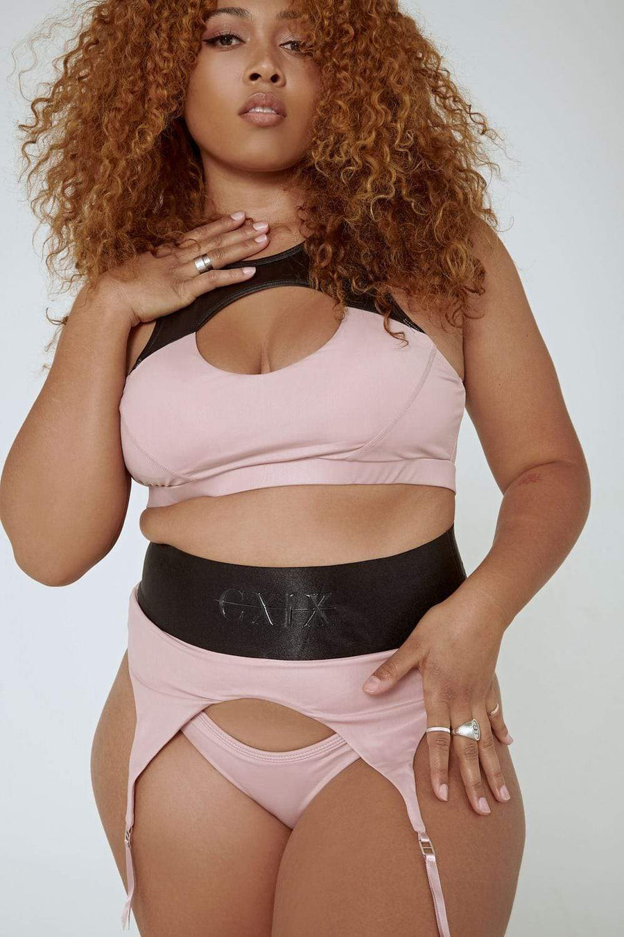 Snatched Garter Bottoms - Pink