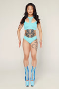 DollHaus Low Waist Bottoms - Blue