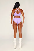 DollHaus Low Waist Bottoms - Purple