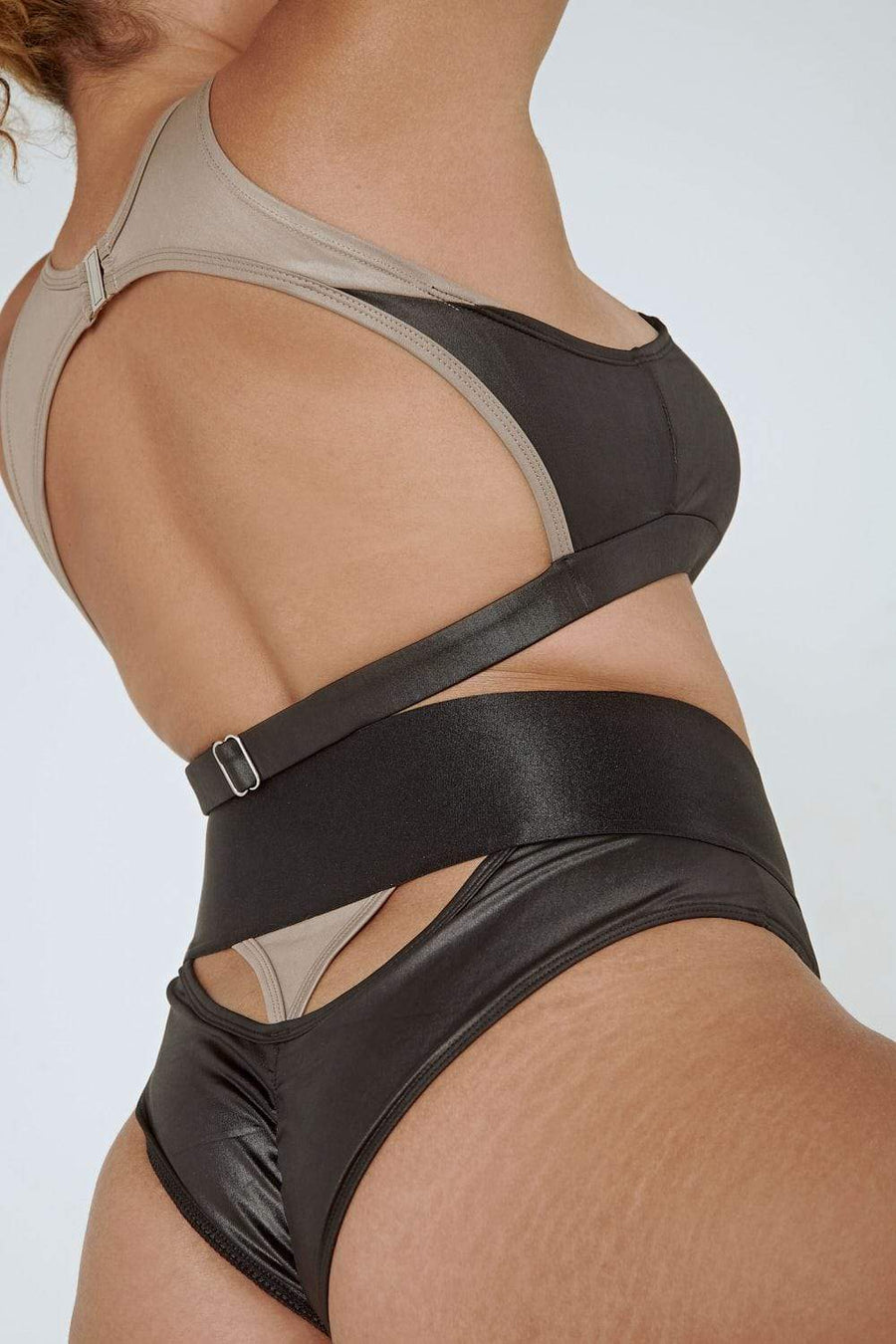 I Slay G-Banger Bottoms - Black/Mink