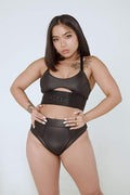 Riding Solo High Waist Bottoms - Black
