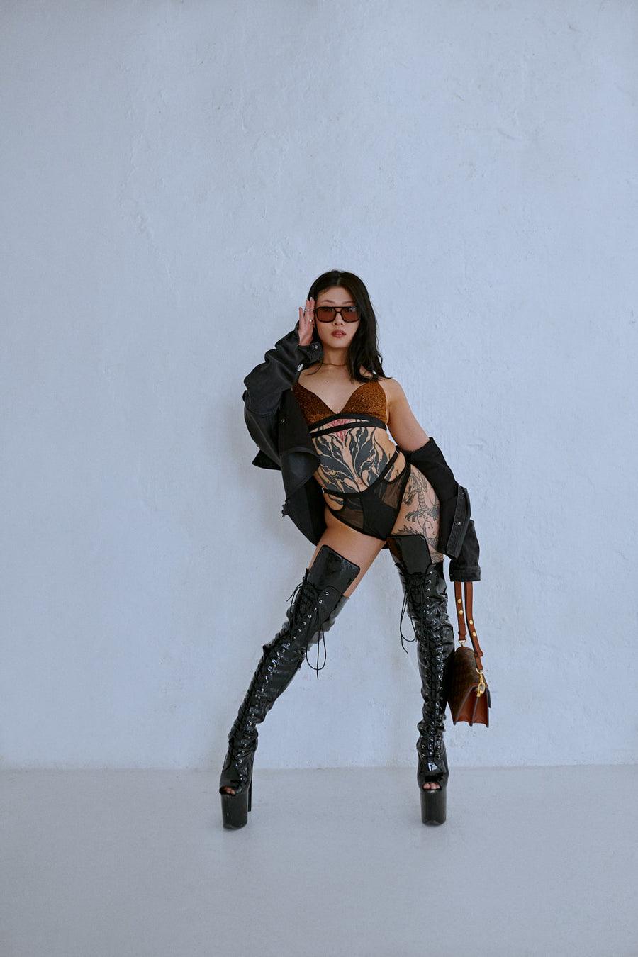 Classique High Waisted Bottoms - Black