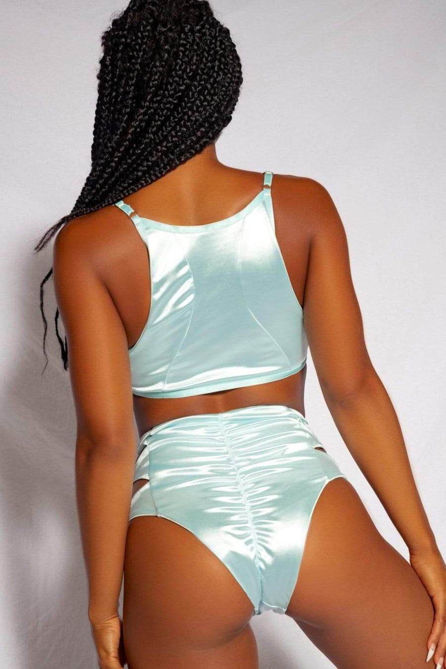 Aphrodite High Waist Bottoms - Blue