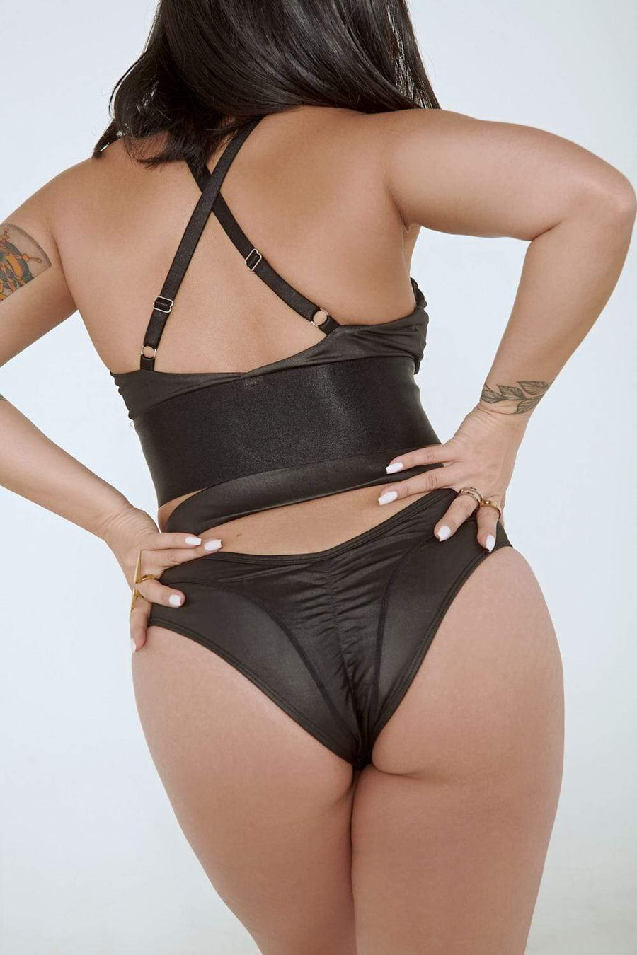 Riding Solo High Waist Bottoms - Black