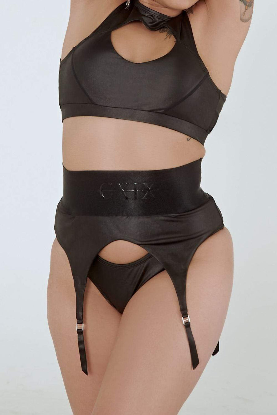 Snatched Garter Bottoms - Black