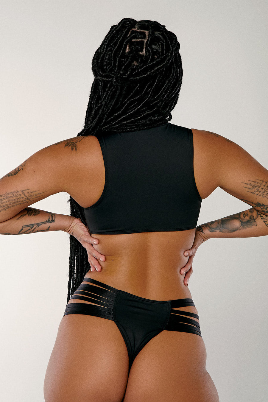 Dopamine Garter Top - Black