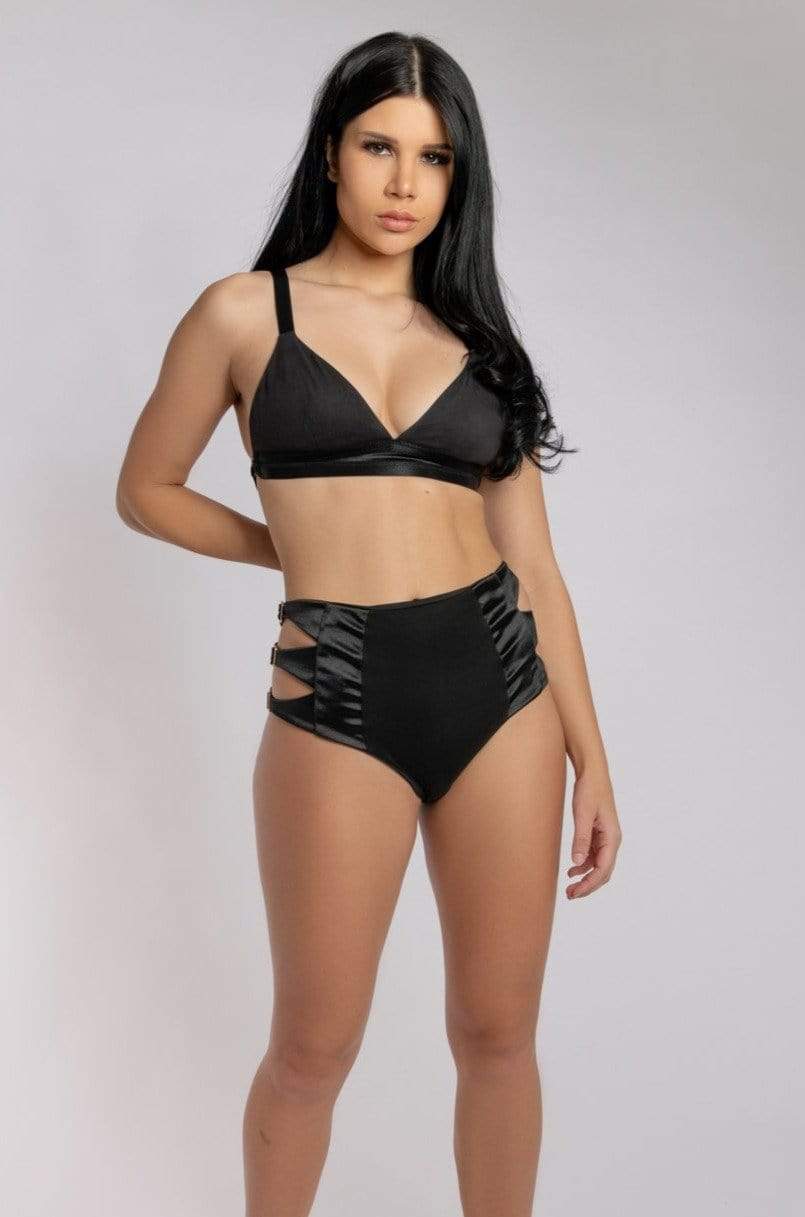 Aphrodite High Waist Bottoms - Black