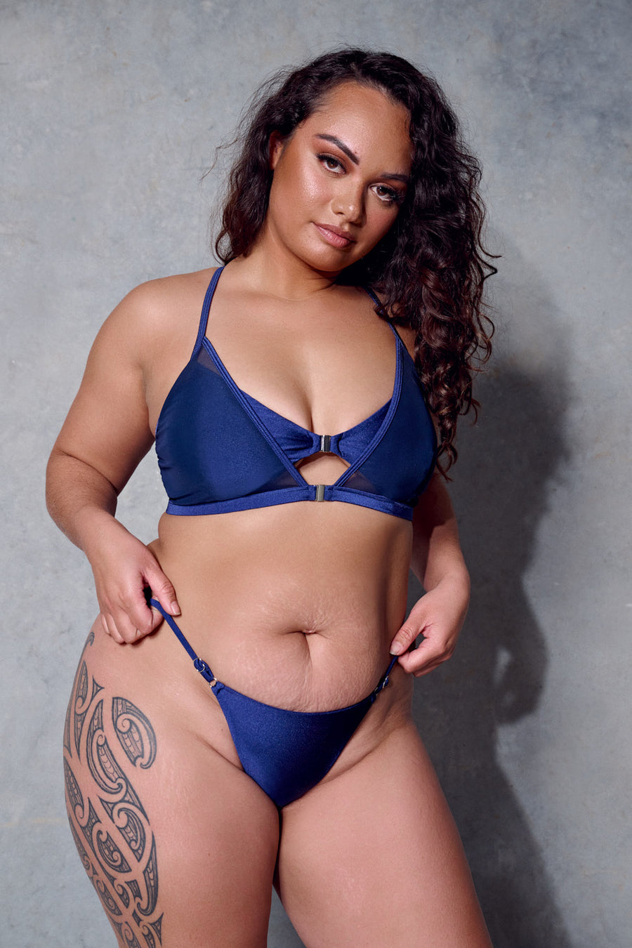 Scrunch Bottoms - Navy