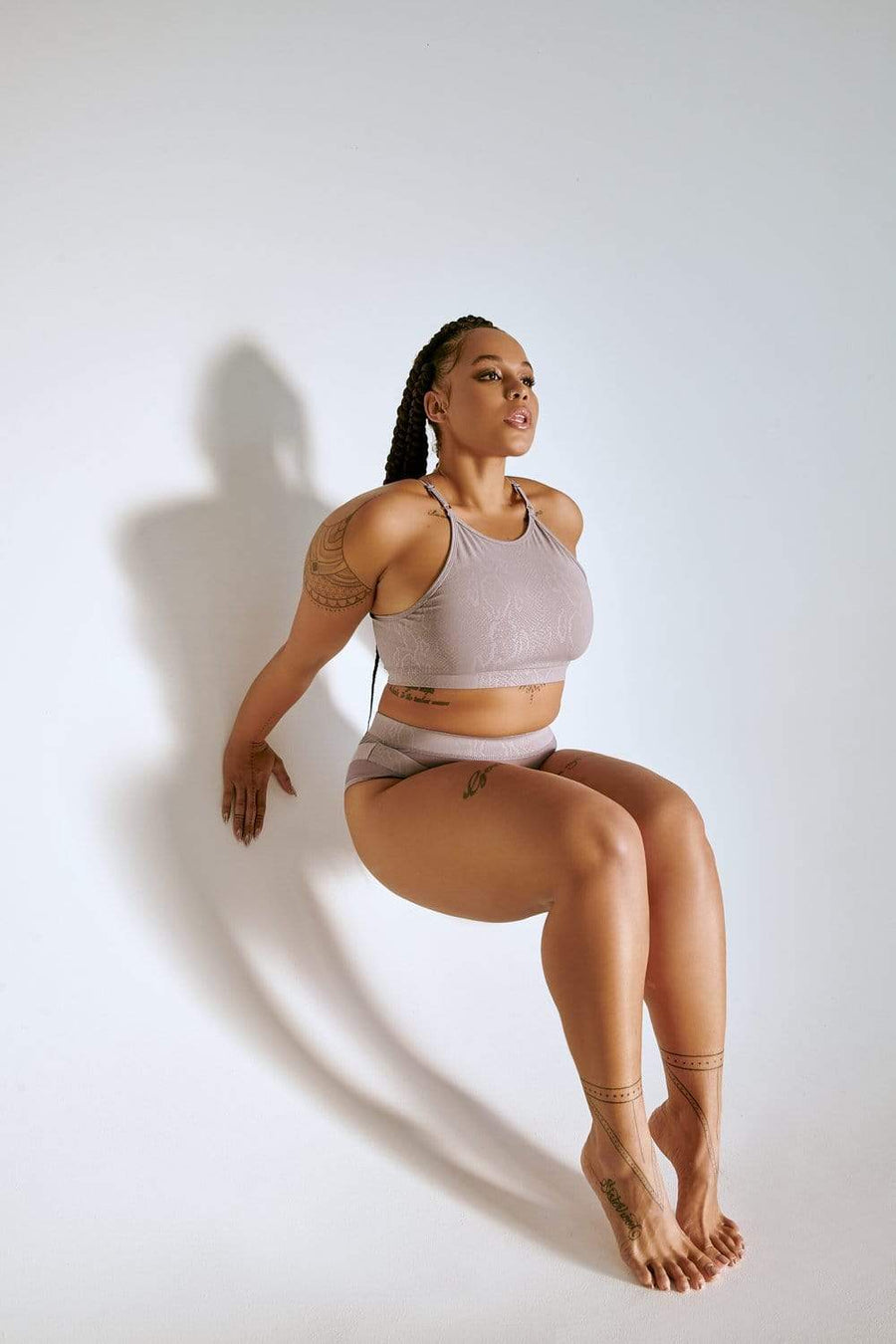 Selene Top - Lilac Snake