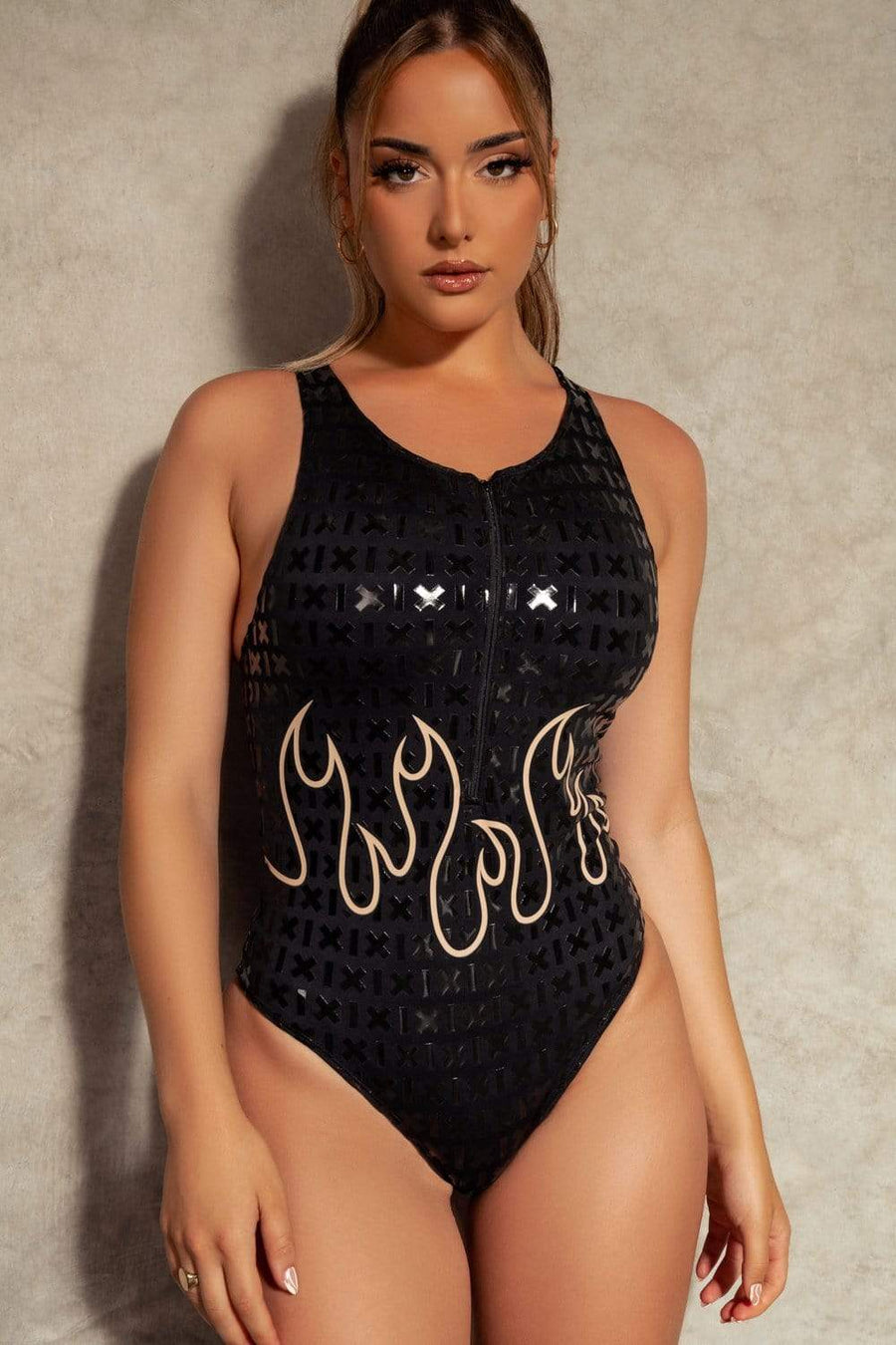 Fya Gecko Grip Bodysuit - Black