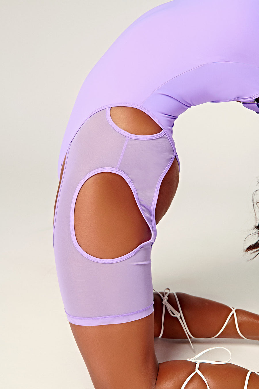 DollHaus Mesh Bodysuit - Purple