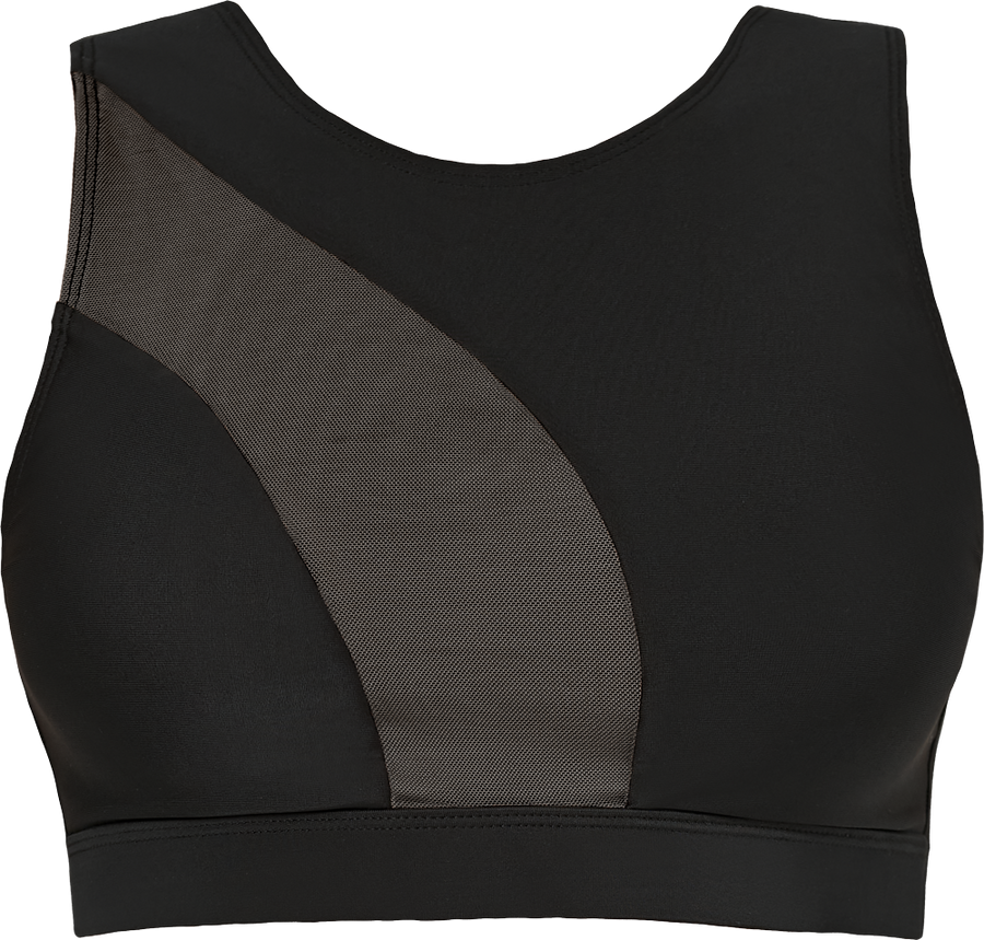 Silhouette Sports Bra Black with Black Mesh