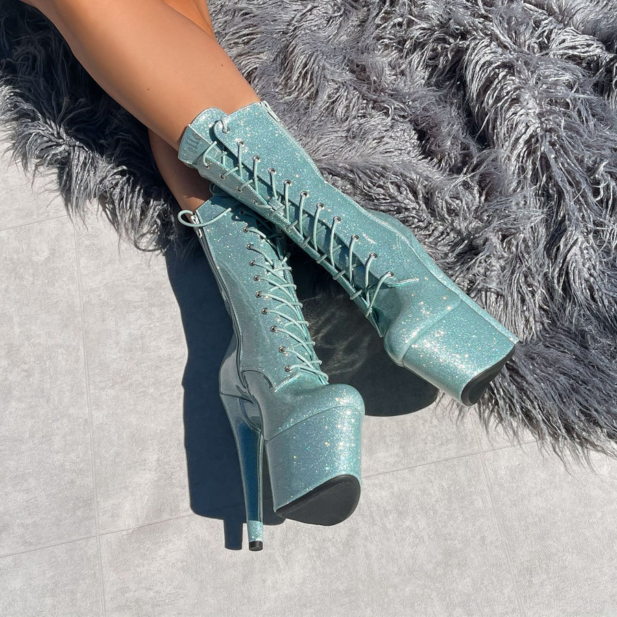 The Glitterati Boot - Ice Ice Baby - 7 INCH