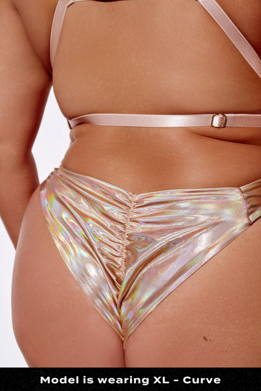 Aphrodite Scoop Bodysuit - Metallic - LIMITED ED.