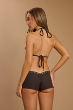 Yeehaw Booty Shorts - Black