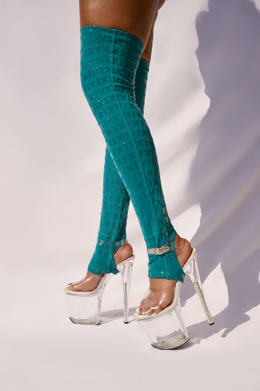 Gecko Grip™ Thigh Highs - Teal