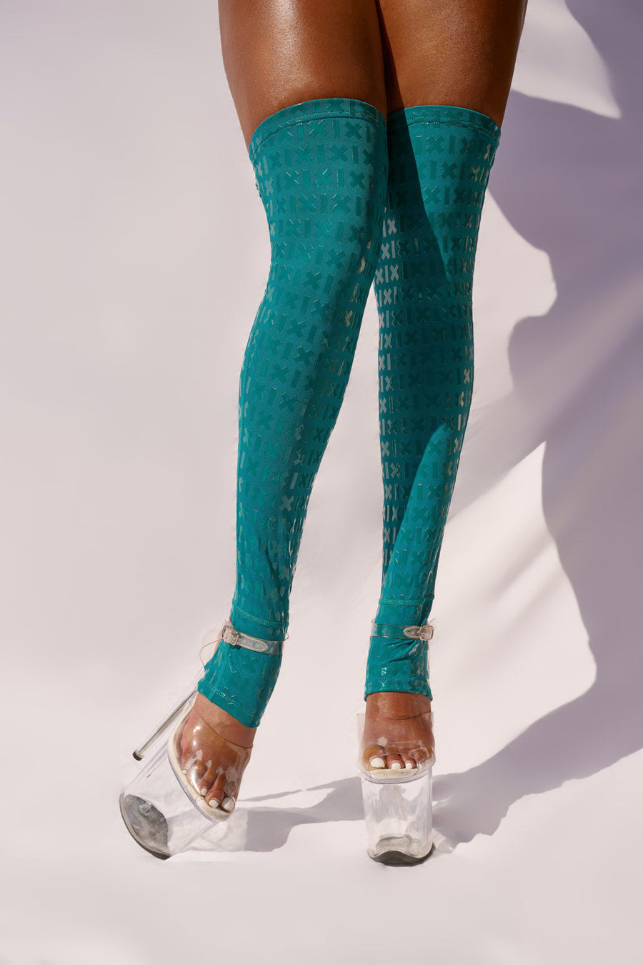 Gecko Grip™ Thigh Highs - Teal