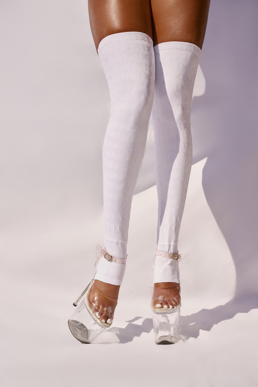 Gecko Grip™ Thigh Highs - White