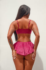 Aura Ballerina Skirt - Sangria Sparkle