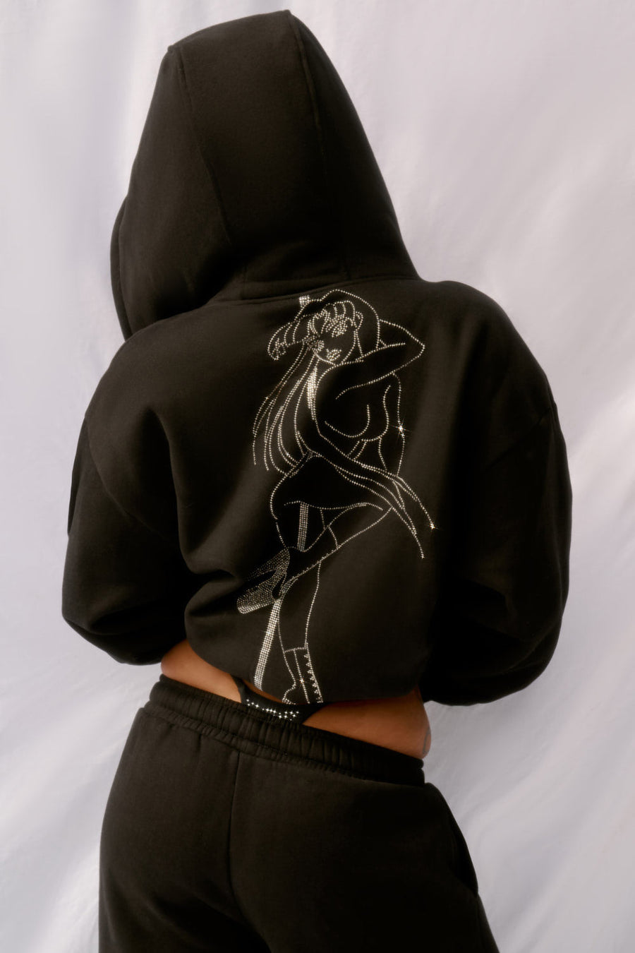 ZIP UP Hoodie - Pole Dancer Ep 2 - Black/Silver