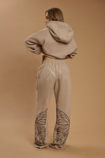Backstage Butterfly Sweatpants - Desert