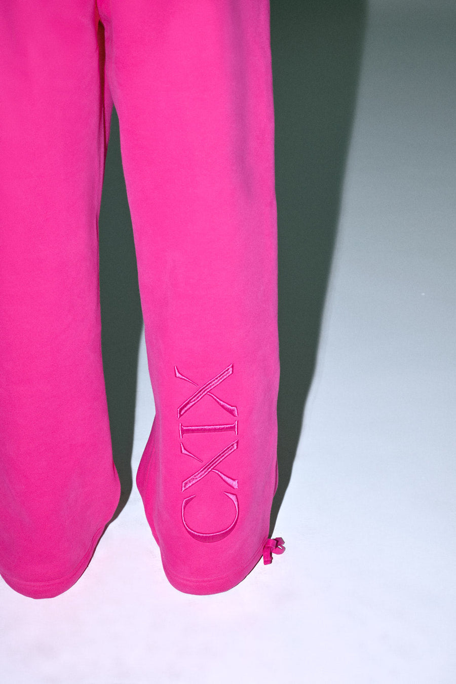 Anime Pole Dancer Wide Leg Sweatpants - Plastics Pink