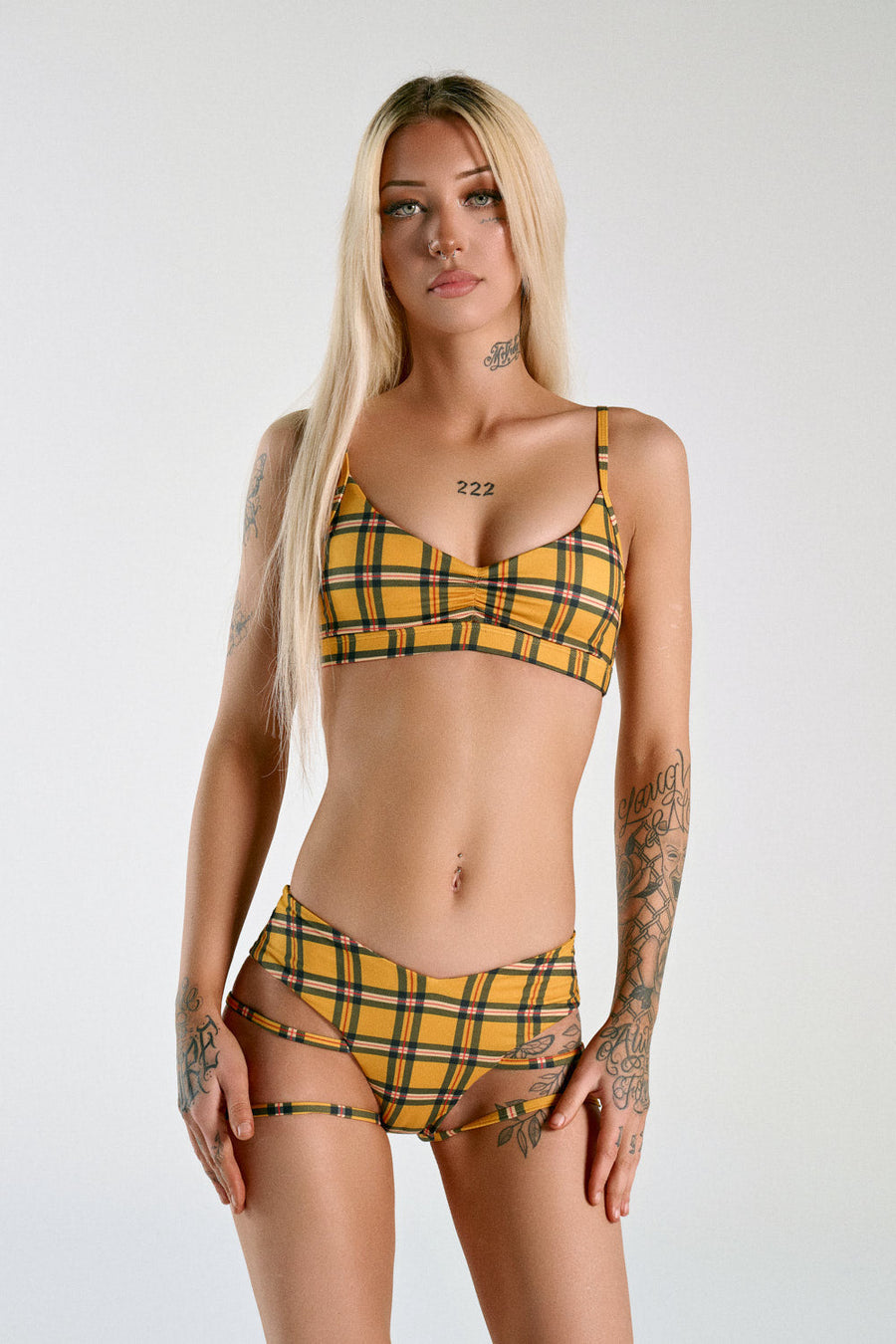 Clueless - Lux Basix Low Waisted Double Strap Bottoms - Limited Ed.