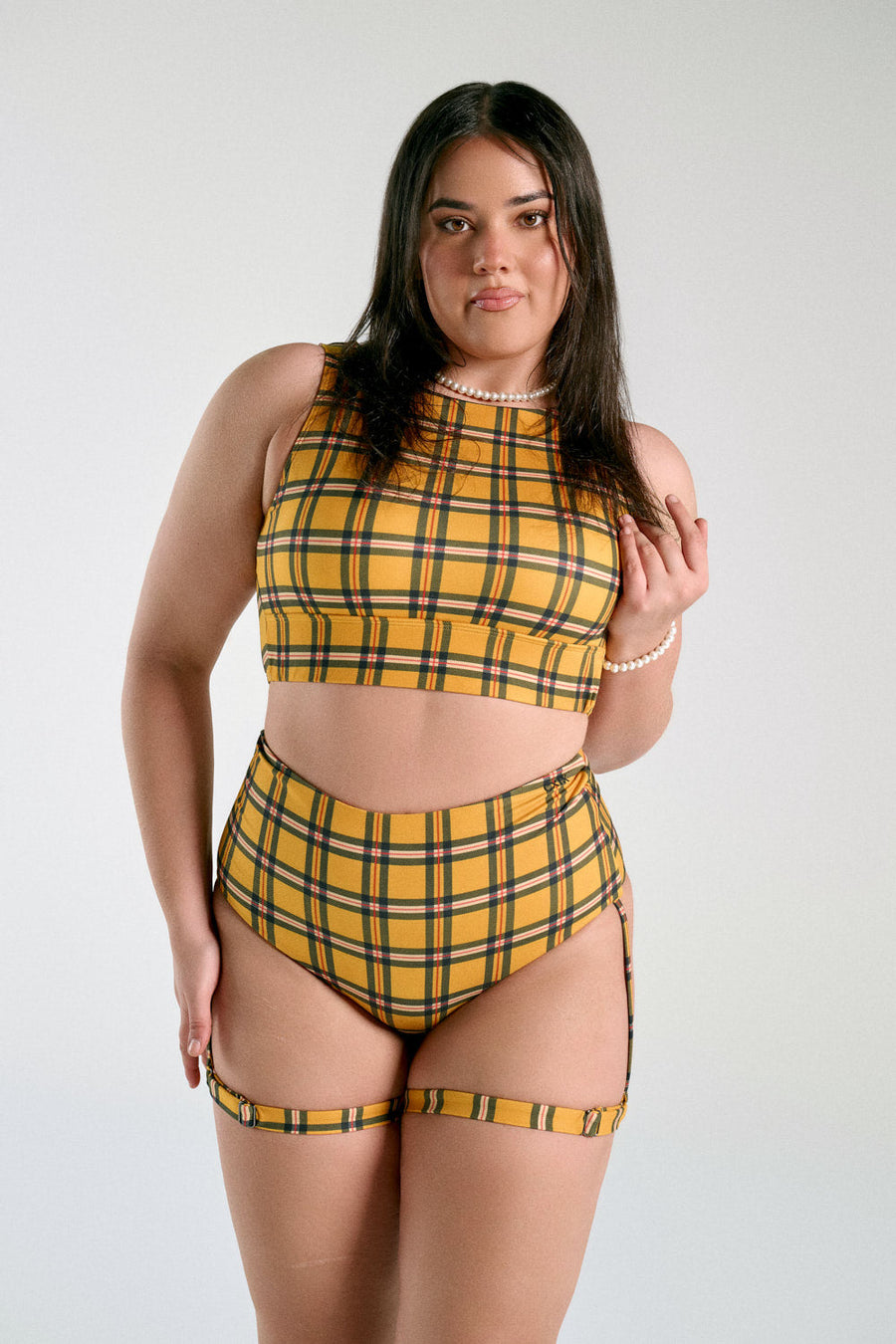 Clueless - Lux Basix High Waisted Bottoms with Garter - Limited Ed.
