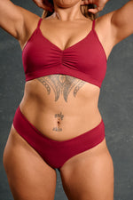 Lux Basix Bralette – Merlot