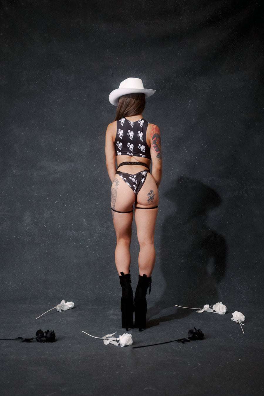 Cupid's Got A Gun - Buckle Up Garter Top - LIMITED ED.