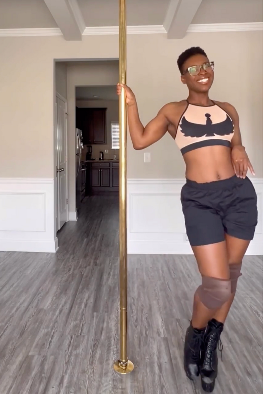 Velcro Knee Pads: Cocoa