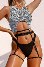 Buckle Up Garter Top - Elephant