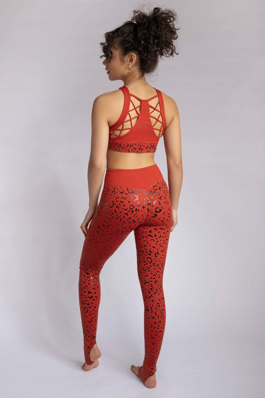 Nyx Top: Red Leopard