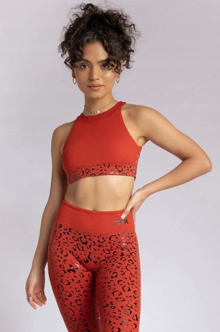 Nyx Top: Red Leopard