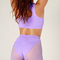 DollHaus Mesh Biker Shorts - Purple