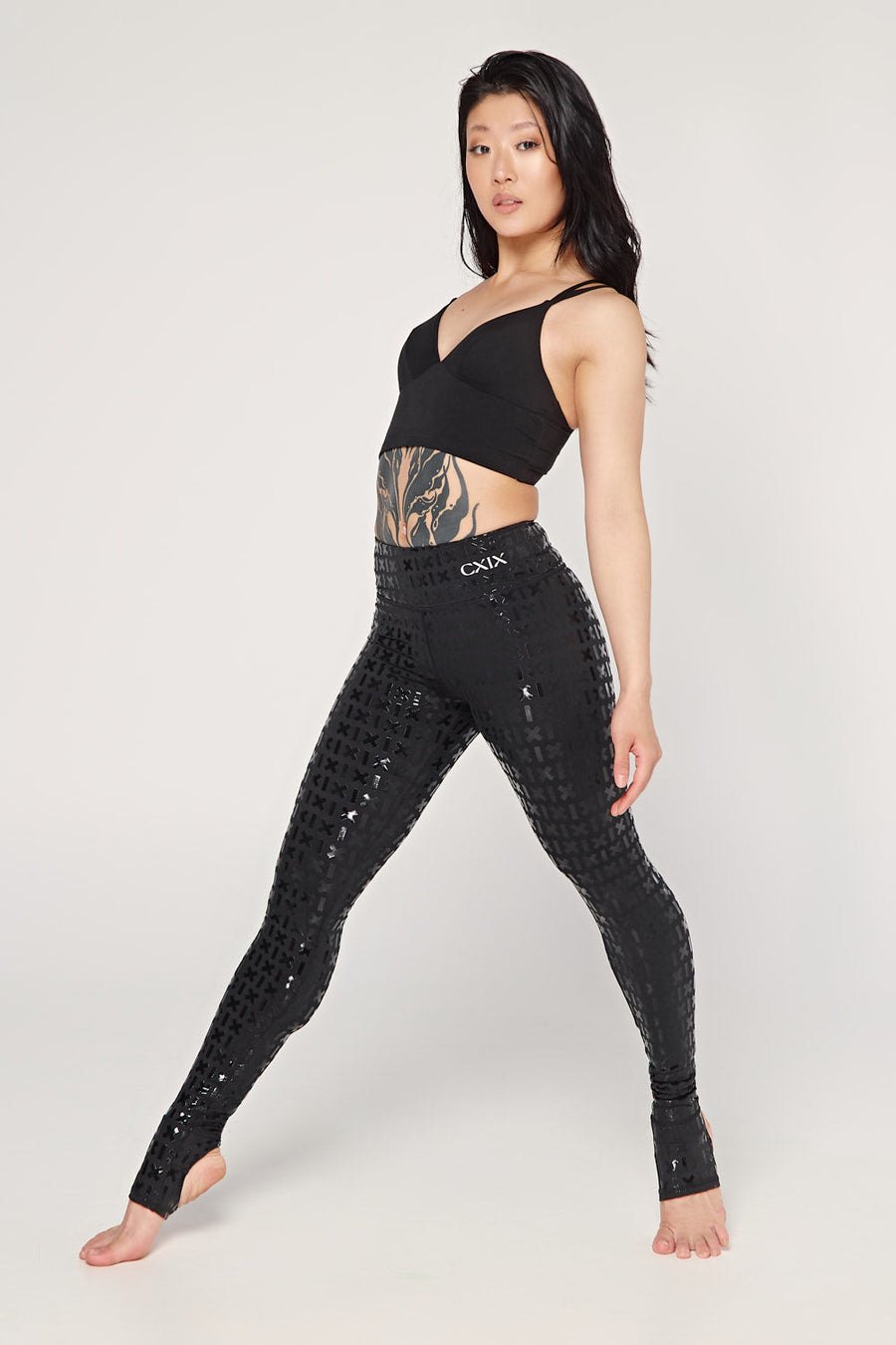 Felix Cane Unique Design Boot Cut Womens Fitness and Pole Dancing Yoga Pants